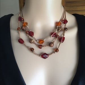 Beaded and Rope Necklace